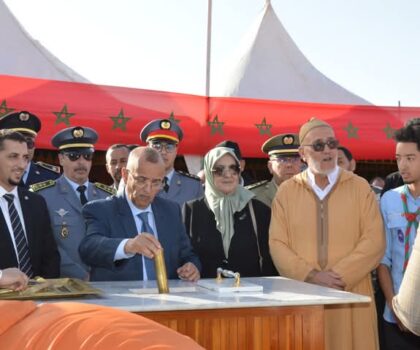 إسماعيل أبو الحقوق يشرف على تدشين مشاريع بنية تحتية لتحسين ظروف الساكنة بجماعة التمسية