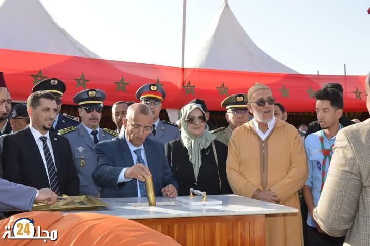 إسماعيل أبو الحقوق يشرف على تدشين مشاريع بنية تحتية لتحسين ظروف الساكنة بجماعة التمسية