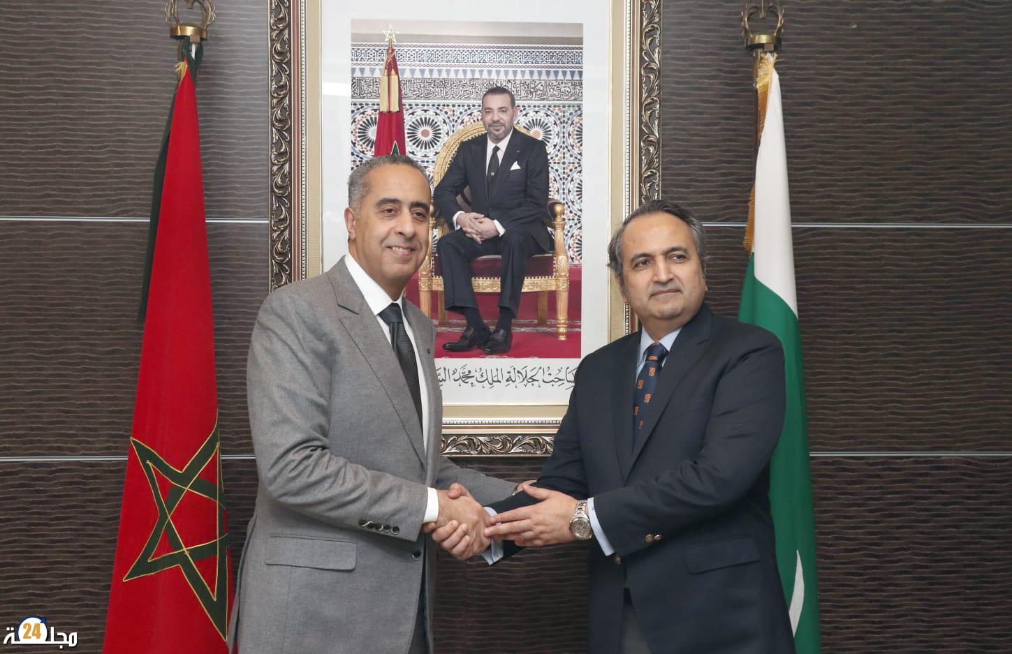 السيد حموشي يستقبل المفتش العام للشرطة بالنيابة بوزارة الداخلية لباكستان