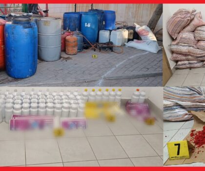 توقيف أربعة أشخاص بآيت ملول بتهمة الاتجار بمسكر “ماء الحياة” وتزييف علامات تجارية