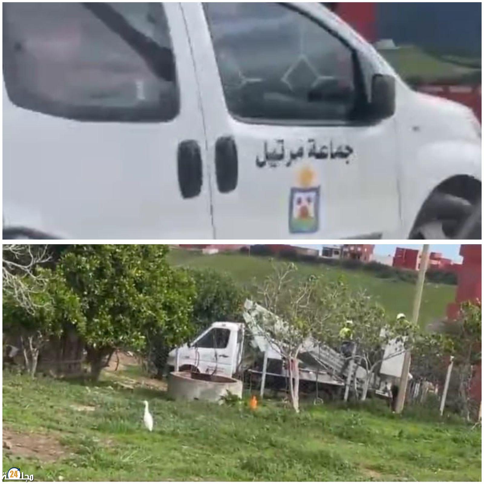 محمد أشكور يكشف عن استغلال غير قانوني لمعدات جماعة مرتيل لدعم إنارة جماعة العليين