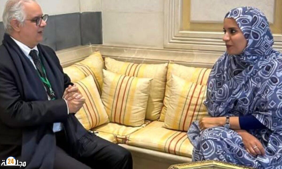 الكويت.. نزار بركة يتباحث مع وزيرة المياه والصرف الصحي الموريتانية