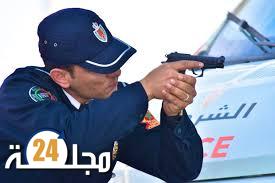 الرصاص يلعلع بالعيون لتوقيف جانح عرض أمن المواطنين للخطر