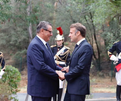 إيمانويل ماكرون وعزيز أخنوش يدشنان المعرض الدولي للفلاحة بباريس