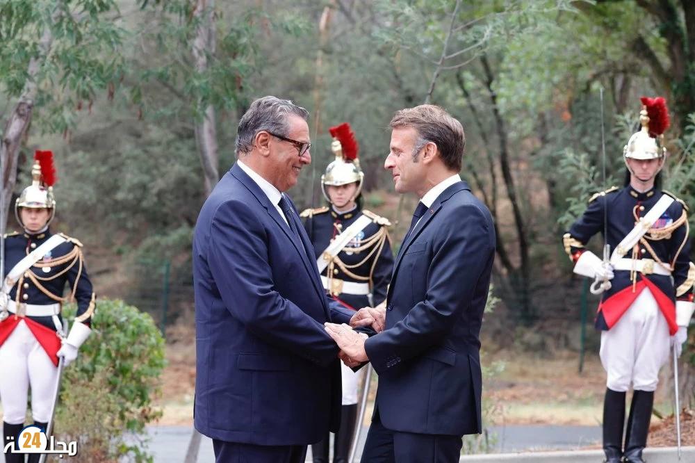 إيمانويل ماكرون وعزيز أخنوش يدشنان المعرض الدولي للفلاحة بباريس