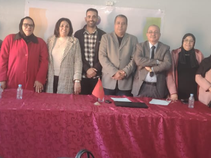 إعادة انتخاب خالد مصباح رئيسا لولاية جديدة لجمعية حركة التويزة ابن جرير