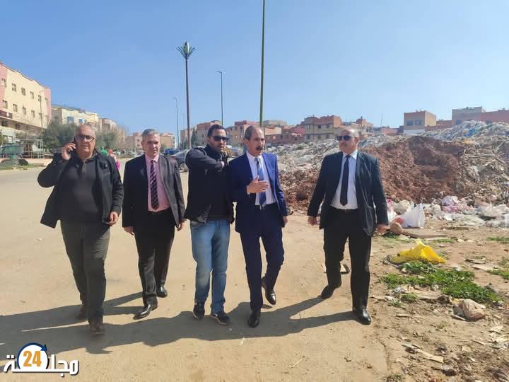 مديرية مكناس: زيارة ميدانية للجنة الإقليمية المختلطة لاتخاذ التدابير الأولية لانطلاق أشغال بناء ثانوية قرطبة التأهيلية