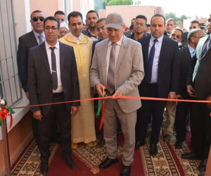 تدشين مشاريع تنموية جديدة بإقليم سيدي إفني ، تعزيز للتعليم والرعاية الاجتماعية