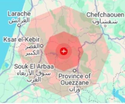 رسميا..الهزة الأرضية بإقليم وزان كانت بقوة 5.2 درجة