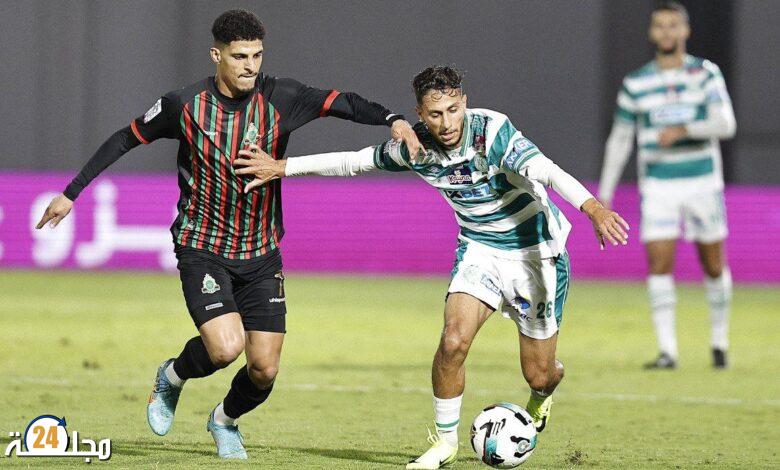 التعادل يحسم كلاسيكو الرجاء والجيش الملكي في القنيطرة