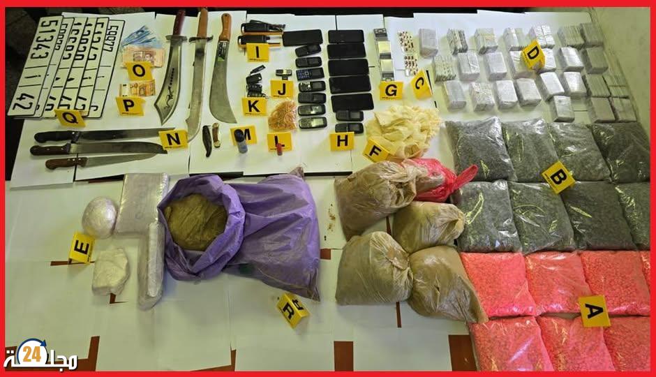 تطوان..تفكيك شبكة إجرامية وحجز كميات كبيرة من المخدرات في عملية أمنية مشتركة
