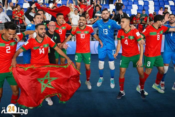 تصنيف الفيفا ..المنتخب المغربي للفوتسال يحافظ على مركزه السابع عالميًا