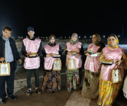 جمعية اريج للتنمية الاجتماعية الاقتصادية والثقافية بالعيون تنظم مشروع خيري وتوزيع وجبات الإفطار والسحور