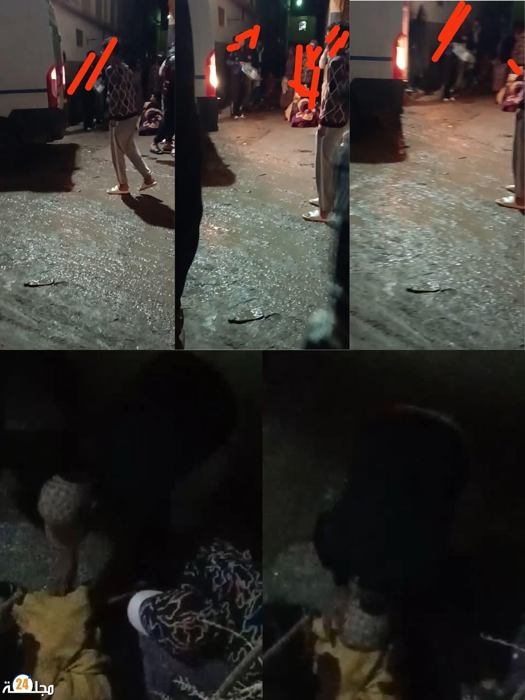 سيدة تضع مولودها في الشارع بدوار العرب بآيت عميرة في ظروف صعبة