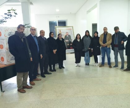 مبادرة تضامنية رمضانية بكلية العلوم القانونية والسياسية بسطات لفائدة أعوان الخدمة