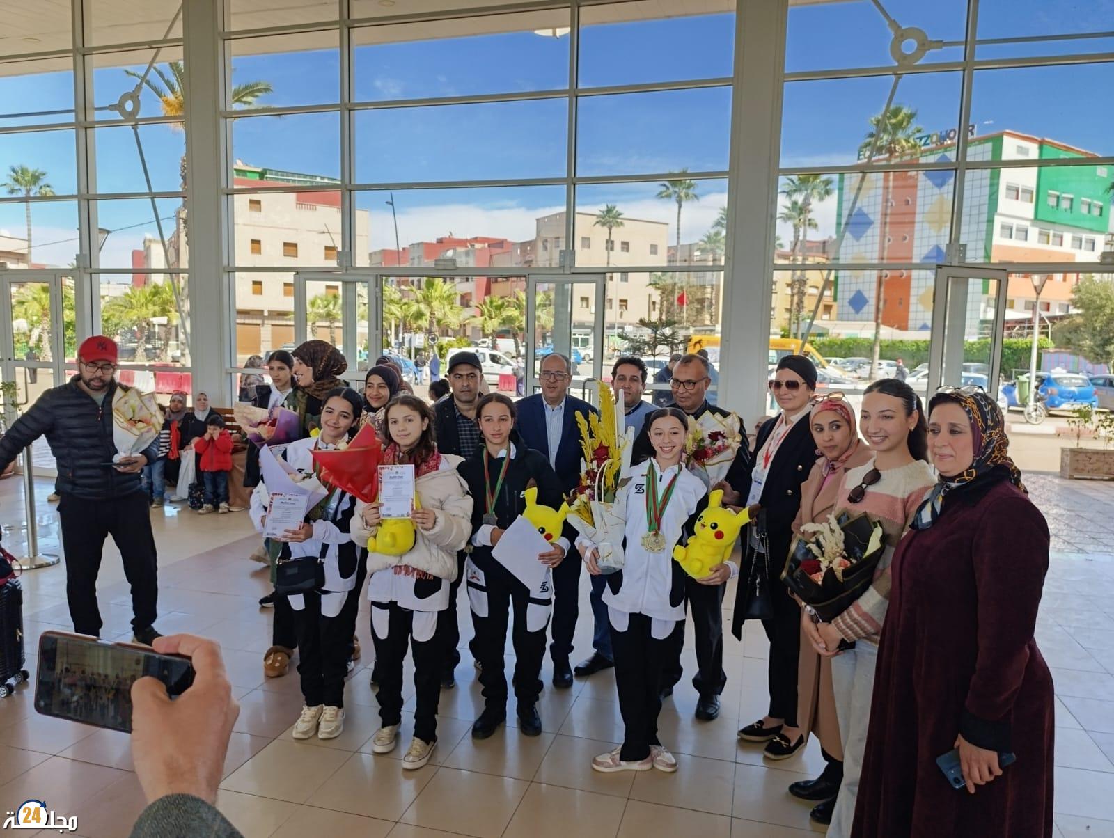 تألق المديرية الإقليمية للتعليم  ببرشيد في البطولة الوطنية المدرسية للفنون الدفاعية والإبداعية