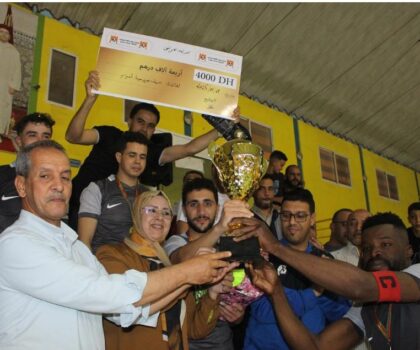اختتام دوري رمضاني بقاعة المغطاة ببيوكرى وسط أجواء احتفالية