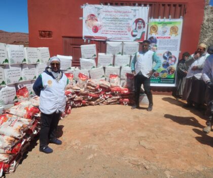 160 قفة غذائية تصل الأسر الهشة في حملة إفطار صائم بإقليمي تارودانت وشيشاوة