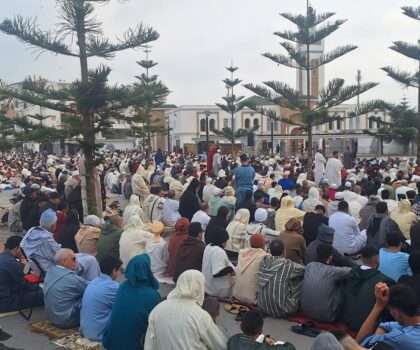 معاناة المصلين خلال عيد الفطر بمصلى حي المطار بالجديدة