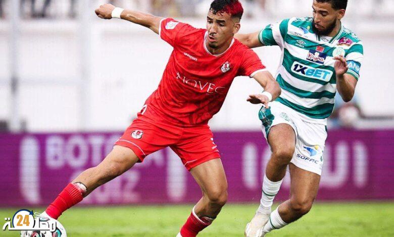 الرجاء يكتفي بالتعادل أمام المغرب التطواني في الجولة الـ25 من البطولة