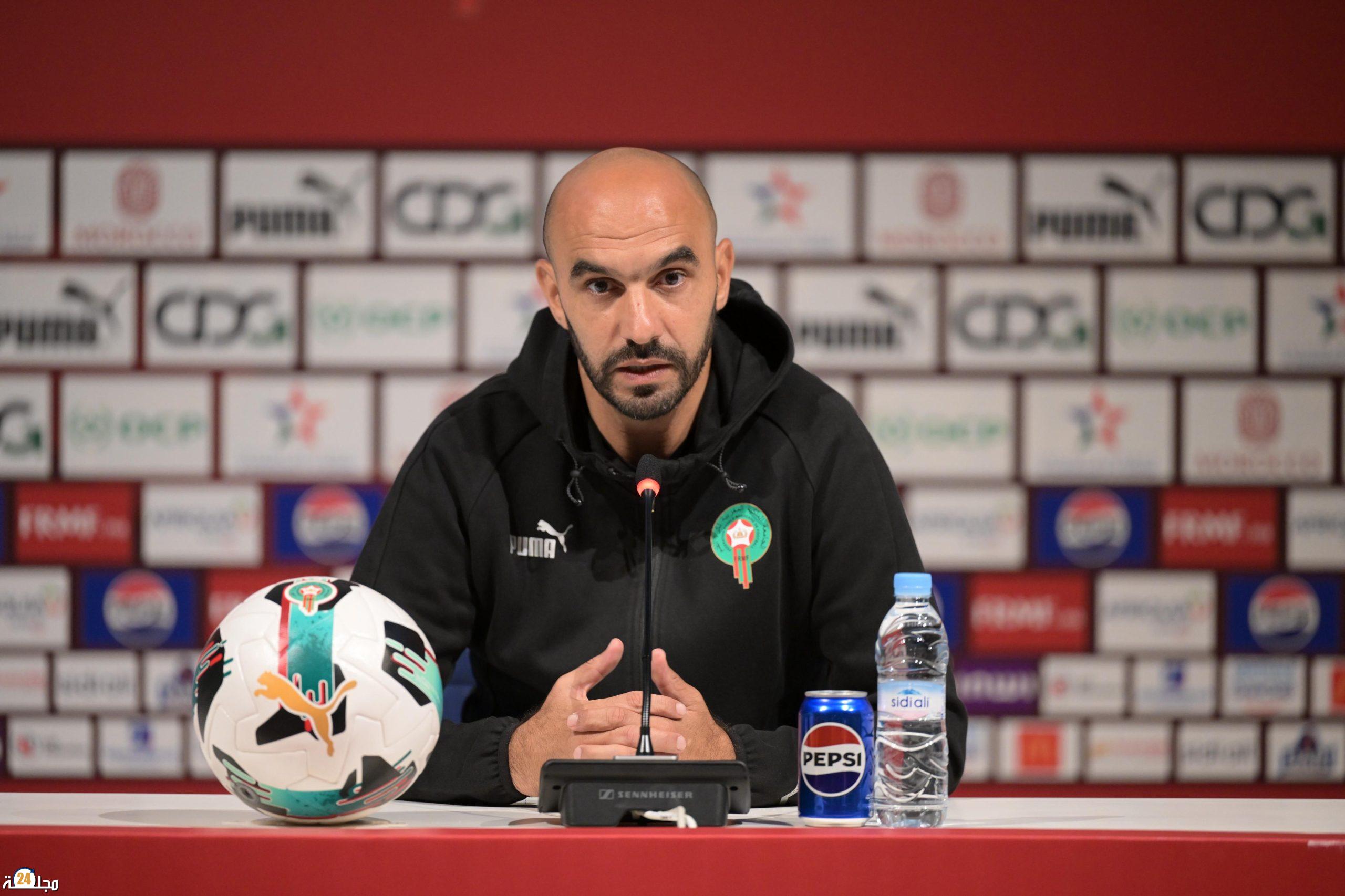 الركراكي يكشف عن قائمة المنتخب المغربي لمباراتي النيجر وتنزانيا