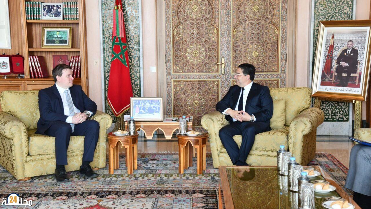 بوريطة يجري مباحثات مع وزير التجارة الخارجية والتنمية بجمهورية فنلندا