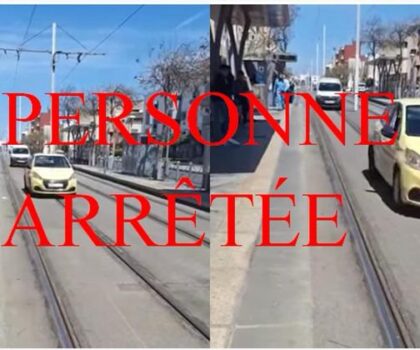 توقيف سائق طاكسي بسلا بسبب عرقلة حركة الترامواي