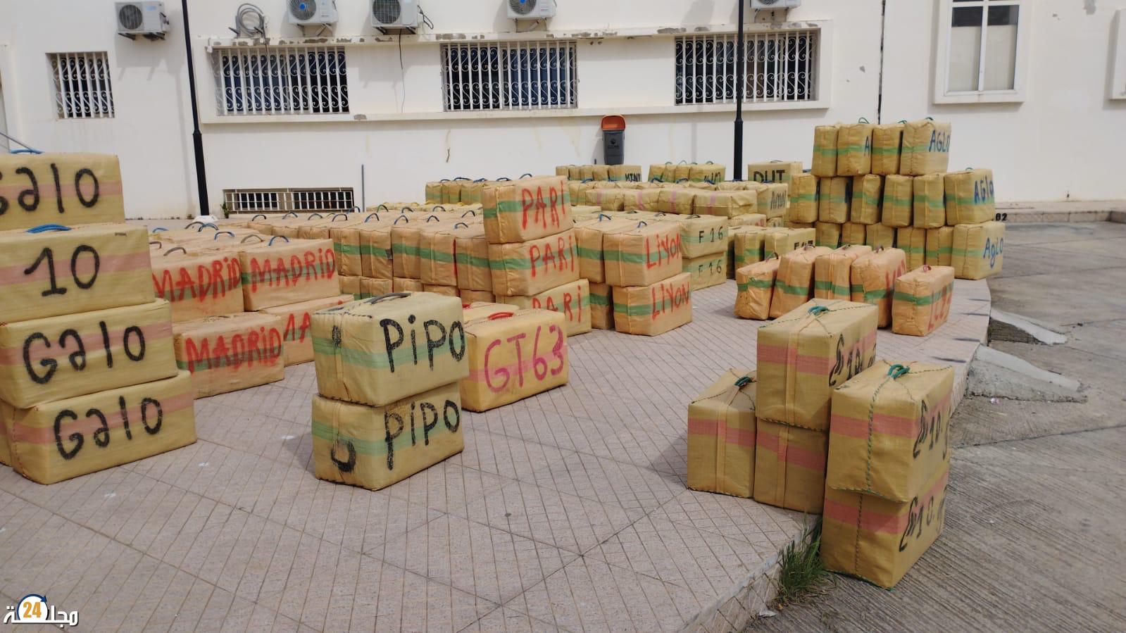 إجهاض محاولة للتهريب الدولي لشحنة من المخدرات بسيدي قاسم