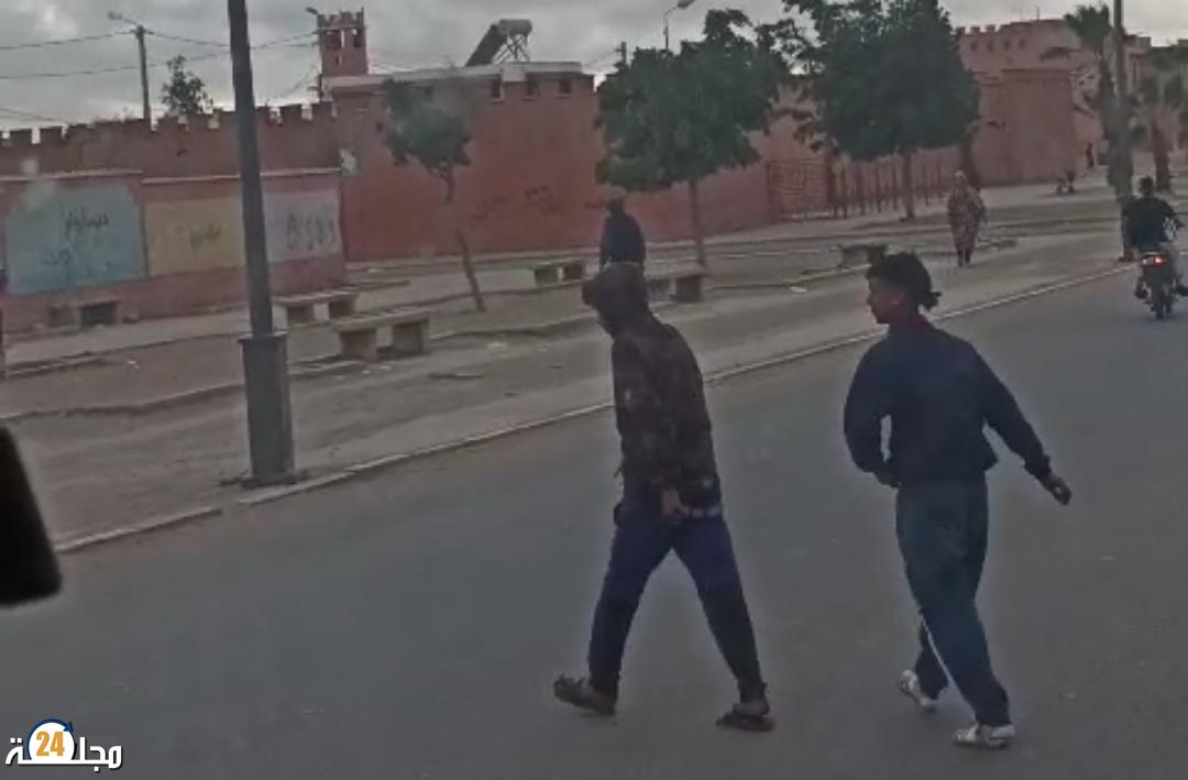 توقيف مشتبه فيهم بأيت عميرة إثر أعمال شغب داخل حافلة الزا