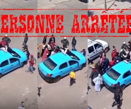 توقيف سيدة بسطات إثر خلاف مع سائق أجرة تطور إلى إلحاق خسائر مادية