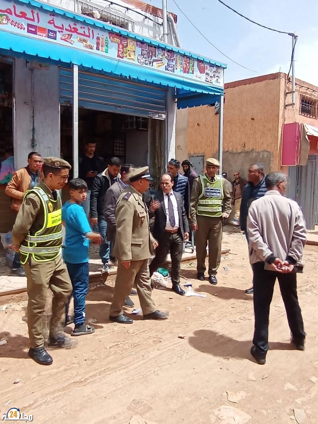 باشا بومية يقود حملة واسعة لتحرير الملك العام وتنظيم الفضاءات العمومية