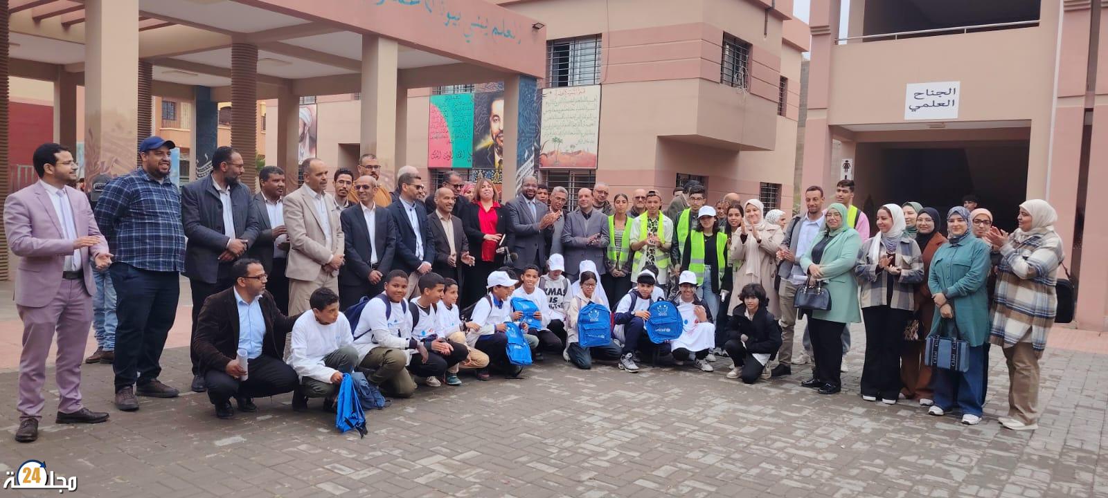 من إبن جرير انطلاق العملية من الطفل الى الطفل تحت شعار : “كيفما كانت الظروف من نفرطش فقرايتي”