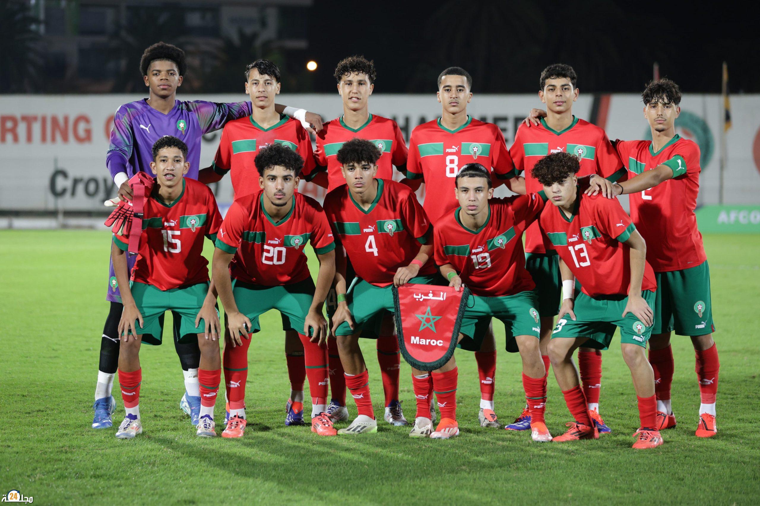 أشبال الأطلس يواصلون الصدارة رغم التعادل مع زامبيا في كأس أمم إفريقيا لأقل من 17 سنة