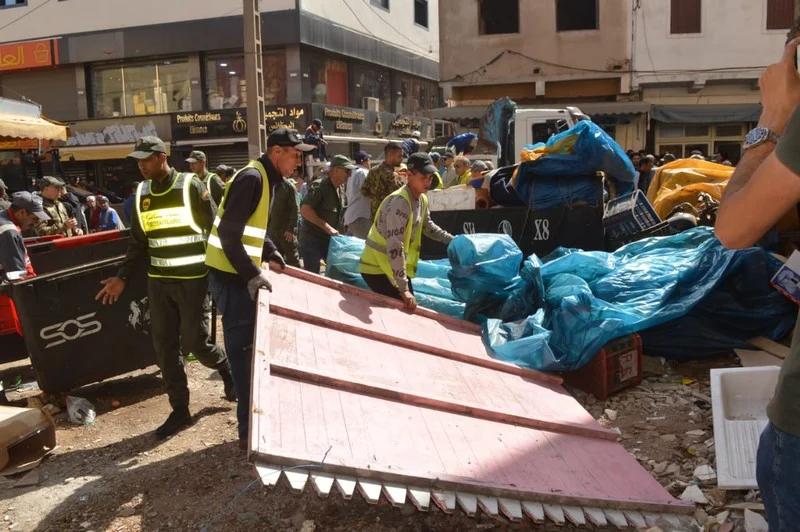 ترقب وانتظارات من السكان لمواصلة حملات تحرير الملك العام بسطات