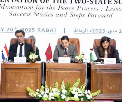 بوريطة: المغرب يعتبر حل الدولتين المفتاح الأساسي لضمان أمن واستقرار المنطقة
