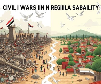 كيف تؤثر الحروب الأهلية على استقرار الإقليم؟