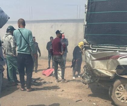 حادثة سير مميتة تودي بحياة 4 عاملات فلاحيات بالگردان