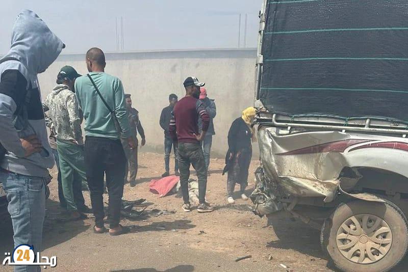 حادثة سير مميتة تودي بحياة 4 عاملات فلاحيات بالگردان