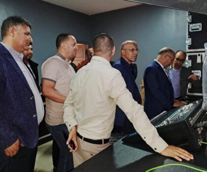 رئيس جماعة بيوكرى يتفقد أشغال المركب الثقافي في حلّته الجديدة استعدادا لافتتاحه الرسمي