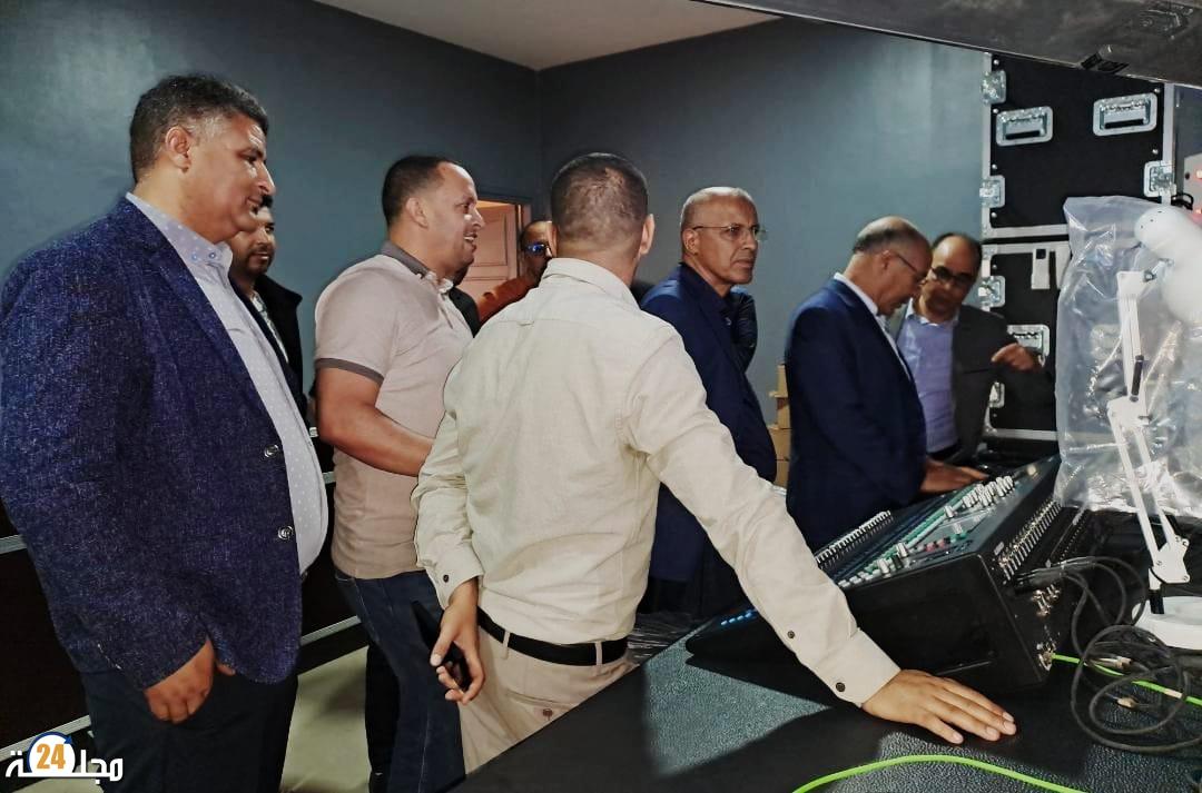 رئيس جماعة بيوكرى يتفقد أشغال المركب الثقافي في حلّته الجديدة استعدادا لافتتاحه الرسمي
