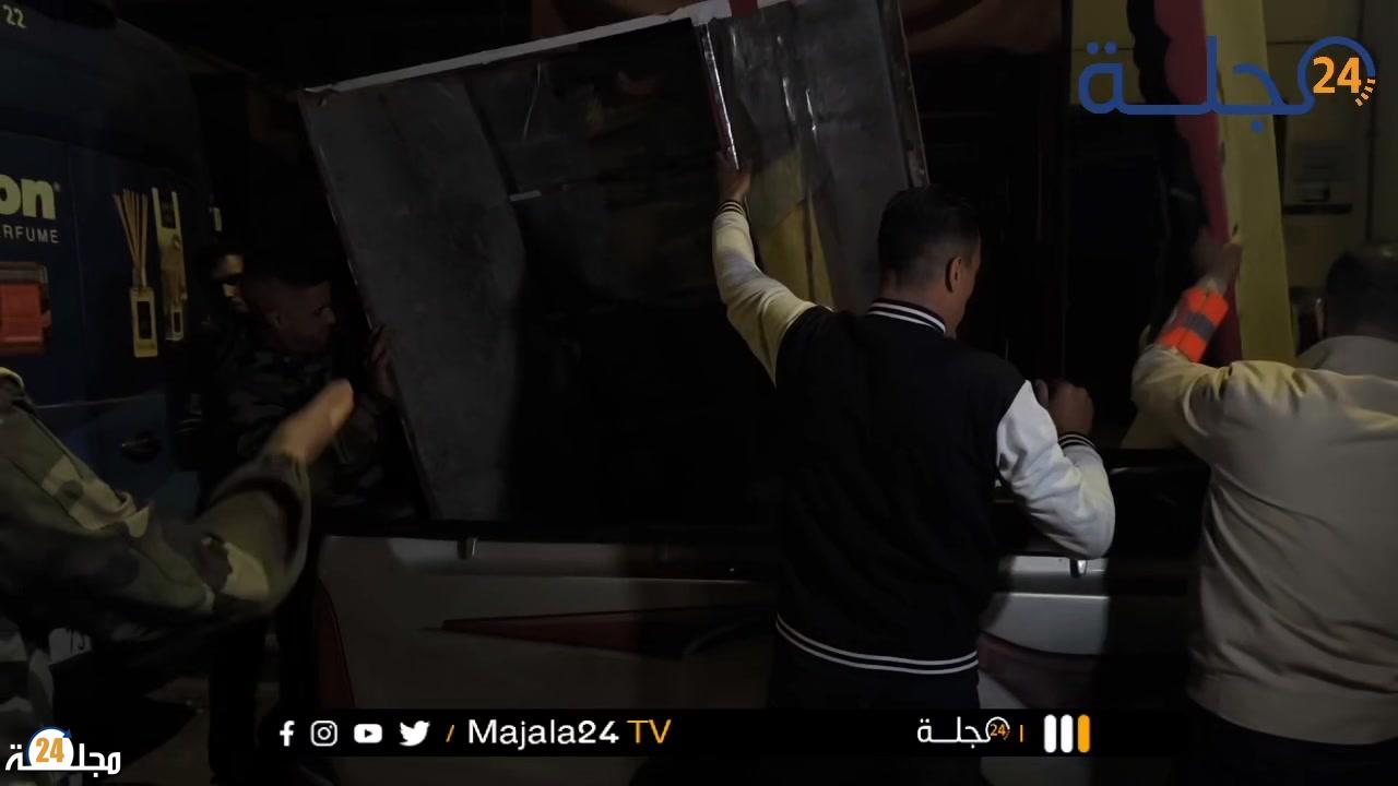 بالفيديو…باشا سطات يقود اكبر حملة على عربات الخضر والفواكه ومحتلي الملك العام