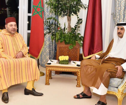 جلالة الملك يهنئ أمير دولة قطر بمناسبة ذكرى توليه مقاليد الحكم