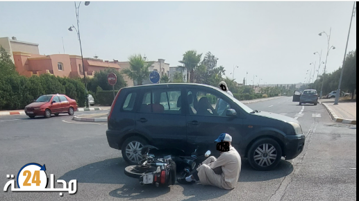  سطات..حادثة سير تُسفر عن إصابة سائق دراجة نارية بجروح طفيفة
