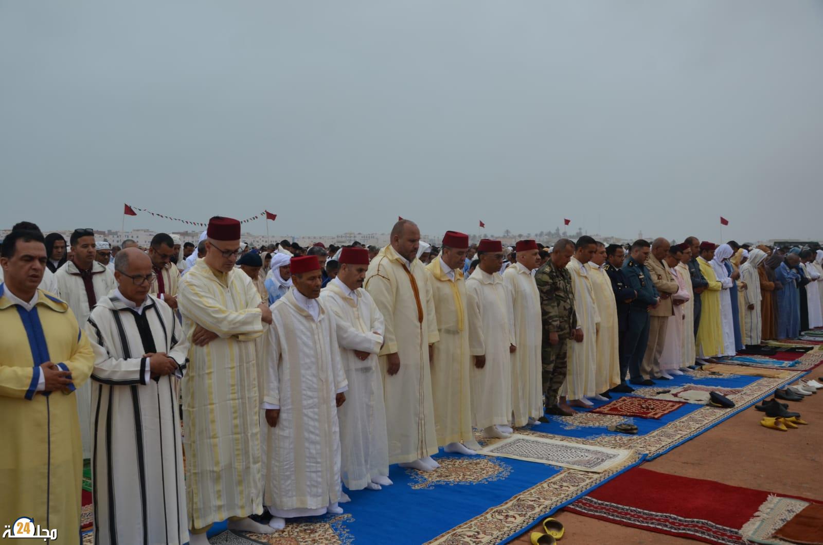 في أجواء روحانية مهيبة.. إقامة شعائر صلاة عيد الأضحى بإقليم سيدي إفني