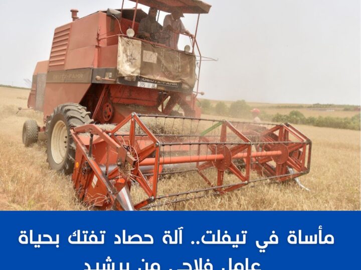 مأساة في تيفلت.. آلة حصاد تفتك بحياة عامل فلاحي من برشيد