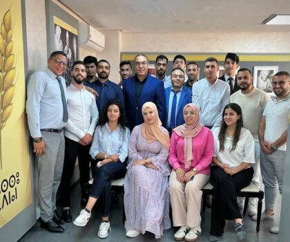 ” محمد أوزين ” يستقبل منظمة الطلبة الحركيين بمقر الأمانة العامة للحزب