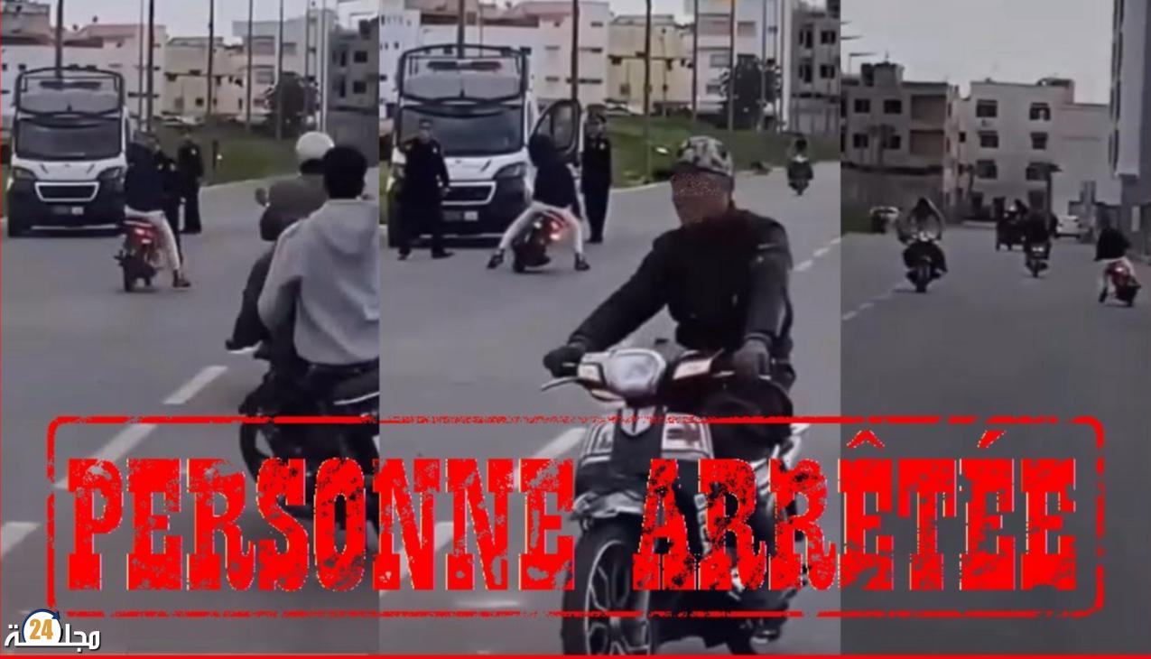 الشرطة بسلا توقف مشتبه بهم بتهم السياقة المتهورة وعدم الامتثال