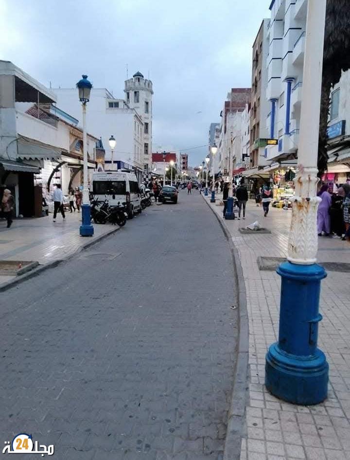 حملة تحرير الملك العمومي تقودها السلطات المحلية بالفنيدق..