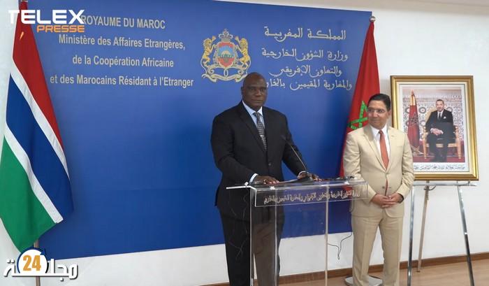 غامبيا تجدد دعمها لسيادة المغرب على صحرائه ولخطة الحكم الذاتي