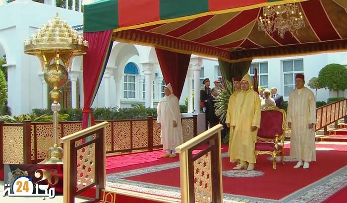 جلالة الملك يترأس بالمضيق حفل استقبال بمناسبة عيد العرش المجيد